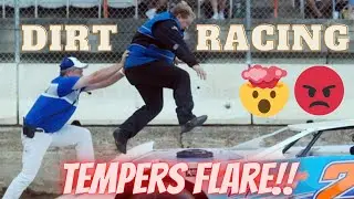 Dirt Racing Tempers Flare