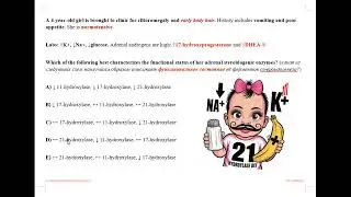 Как НЕ путать дефициты 21, 11 и 17-гидроксилазы? || Endocrinology | Step 1 USMLE