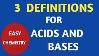 ACIDS AND BASES/3 DEFINITIONS/LOWRY BRONSTED CONCEPT/LEWIS CONCEPT/ARRHENIUS CONCEPT/PROTON CONCEPT