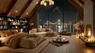 Cozy Night Jazz Piano for Sleep & Relaxation - Smooth Instrumental Jazz Music Ambiance
