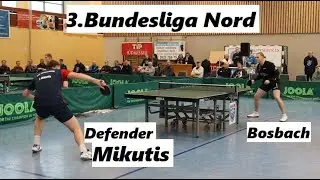 3.Bundesliga Nord | Was ein Match gegen Abwehr 🔥 L.Bosbach(2187TTR) :     T.Mikutis(2213TTR)