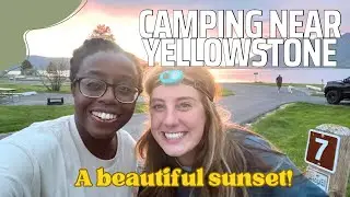 Camping in Montana near Yellowstone National Park with friends!