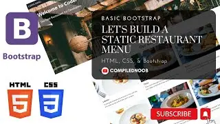 [Bootstrap Basic's] Build a Static Restaurant Menu with HTML, CSS, and Bootstrap