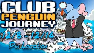 Club Penguin Journey Pin Location 12/8 - 12/14