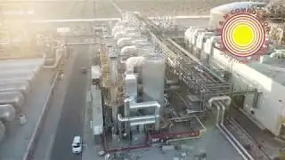 The most impressive images of Ashalim Solar Thermal Power Plant from a drone view - E&M Combustion