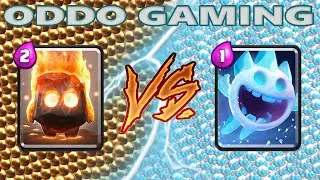 FIRE SPIRITS VS ICE SPIRIT - Clash Royale Battle #174