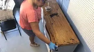 How to remove old wood stain