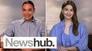 Kate Rodger interviews Heart of Stone stars Gal Gadot and Alia Bhatt | Newshub