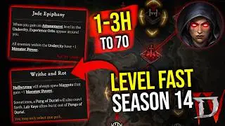 Diablo 4 Season 14 FASTEST LEVELING GUIDE