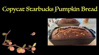 COPYCAT STARBUCKS Pumpkin bread...MOUTH WATERING!!! #starbucks #pumpkinbread #copycat #fallrecipe