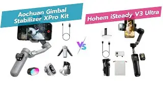 Сравнение стабилизаторов: AOCHUAN XPRO KIT против hohem iSteady V3 Ultra 🎥 для телефонов | Обзор ...