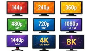 Explaining all screen resolution types in 5 minutes