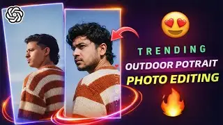 Gemini latest prompt 2026 | gemini outdoor Portrait photo editing | chatgpt latest reel video edit🔥