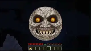 I found scarist lunar Moon in Minecraft #horror Minecraft #Minecraft gaming #game 