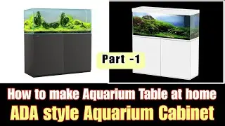 How to make aquarium table or cabinet #trending #love #fish #fishtank #cabinet #table #ytshorts #pet