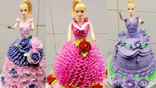 How to Make Barbie Doll Birthday Cake Design Doll Cake Design|Barbie Doll Cake Recipe