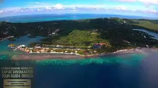 Roatan, Honduras, Little French Key, Big French Key + Fantasy Islands Reef Dive and Snorkeling Map!