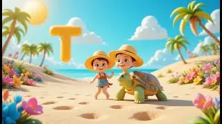 T is for Turtle | ABC Animal Song for Kids | Learn the Alphabet with Animals
