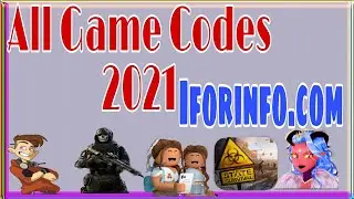 All Game Codes 2021 visit iforinfo.com