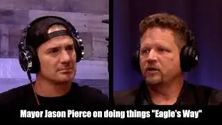 Mayor Jason Pierce on building 