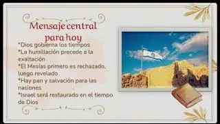 Brit Hadasha N&deg;10 miketz/ Al final, al Cabo de, despues de;  2025