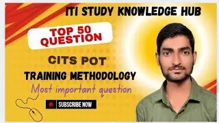 CITS POT TRAINING METHODOLOGY QUESTION PAPER I CBT EXAM  