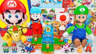 Super Mario Bros Unboxing Toys Review 🏰 Super Mario Maze Game DX Princess Peach & Five Labyrinths