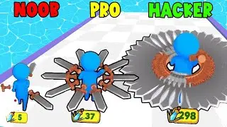 Satisfying Mobile Game Video gameplay walkthrough Sword Clash Run, Join Blob Clash, Z Escape
