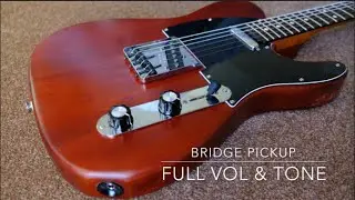 All Mahogany Warmoth Telecaster Bootstrap Pickups
