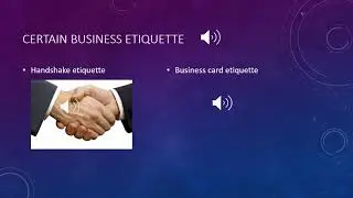 Business Etiquette - BC302