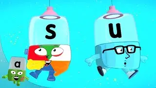 Alphablocks - Floating Through the Air | Learn to Read | Phonics for Kids | Learning Blocks