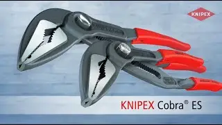KNIPEX Cobra&reg; ES Water Pump Pliers extra-slim (87 51 180/250) - Gripping Pliers for Confined Spaces