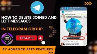 How to delete joined and left messages in telegram group| User joined messages delete kaise kare |