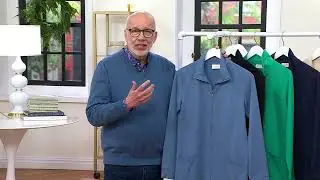 Denim & Co. EasyWear French Terry Zip Front Tunic Jacket on QVC