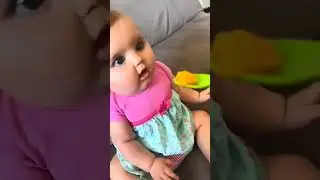 Cute Baby Reaction 😍#cute  #shorts