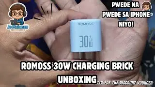 ROMOSS 30W FAST CHARGING BRICK: ALTERNATIVE AFFORDABLE CHARGER PARA SA IPHONE MO!