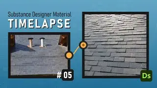 Substance Designer Timelapse #5 - Roof shingles
