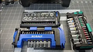 Let's add the Kobalt 41 piece metric chrome mechanics tool set to the battle of the 1/4
