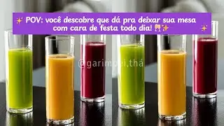 Jogo com 6 Copos Long Drink de Vidro 300ml | Vale a Pena? #cozinha #mesaposta #achadinhos
