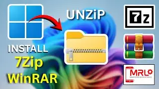 WinRAR And 7Zip install Tutorial | Mobile Software Class Bangla ￼| Mobile Lab