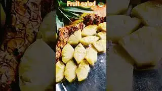 pineapple 🍍 salad 🥗#pineapple #pineapplepeople #pineapple #fruit #viral #shorts