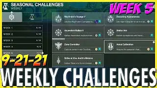 destiny 2 - *NEW* (WEEKLY CHALLENGES) week 5 - season of the lost weekly reset seasonal challenges