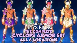 Immortals Fenyx Rising Complete Cyclops Armor Set (4 armors & 4 helmets)