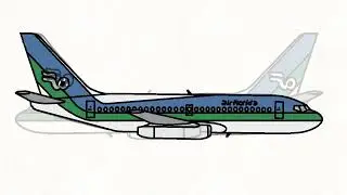 Quick Timelapse of me making a new air Florida livery (737-100/200)