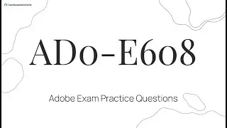 AD0-E608 Экзамен Adobe Customer Journey Analytics Business Practitioner Professional с пояснениями.