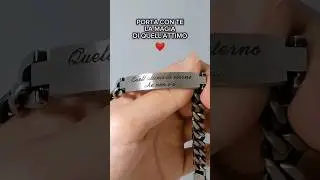 L'eternit&agrave; di un momento✨ #lartedincidere #regalo #bracciale #uomo #modauomo #gioielli #shorts