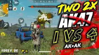 Solo vs Squad || Double Ak47 Challenge 😲|| Romeo Gamer..!!