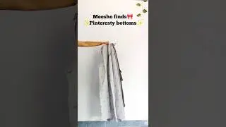 Meesho finds pinteresty korean trousers 🎀 #shorts #meeshofinds #korean #trouser #haul #meeshohaul