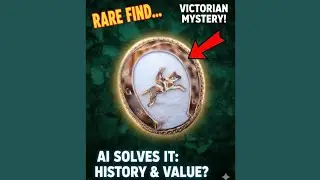 I Found a Rare Antique Cameo Brooch&hellip; But What Is It? (AI Identification) #cameo #antiquejewelry