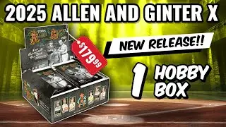 HUGE AUTO!!🚨NEW RELEASE🚨 2025 ALLEN & GINTER X HOBBY BOX